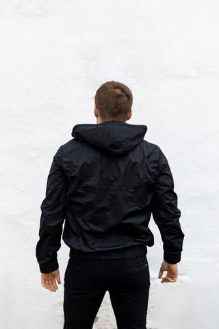 CAMA Miesten tuulitakki, sininen/musta