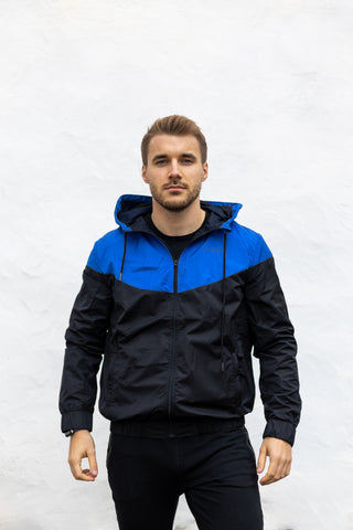 CAMA Miesten tuulitakki, sininen/musta