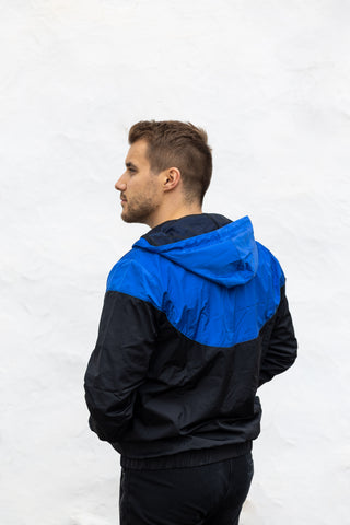 CAMA Miesten tuulitakki, sininen/musta