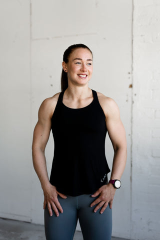 CAMA Women's training top, bamboo green