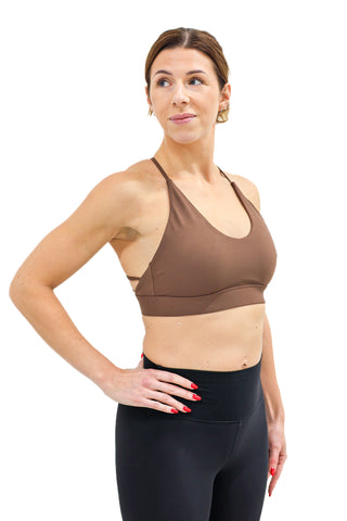 CAMA Soft Sculpt Sports bra, Mocha