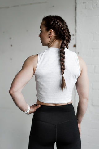 CAMA Women's muscle tank top, gray