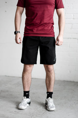 CAMA Men's training shorts, burgundy